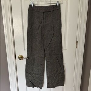 LOFT Charcoal Wide Leg Women's Pants